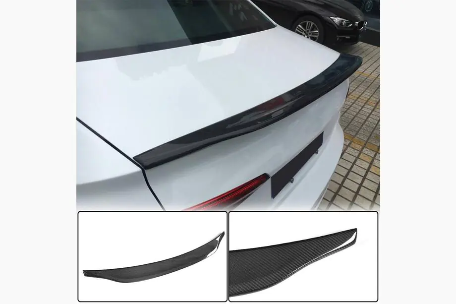 Audi A4 B9 2015–2024 Spoiler V3 (til Sedan, carbon) Image