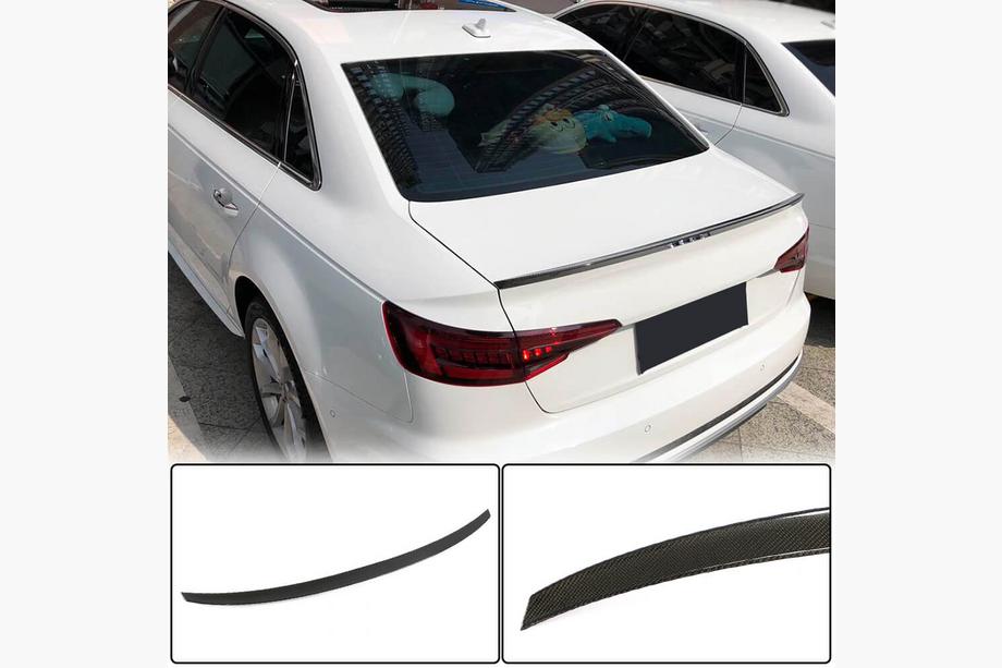 Audi A4 B9 2015–2024 Spoiler V7 (til Sedan, carbon) Image