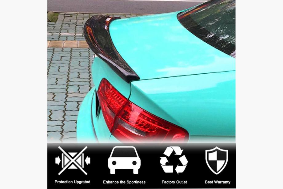 Audi A5 2007–2015 Spoiler V2 (Cabriolet, kulfiber) Foto 2