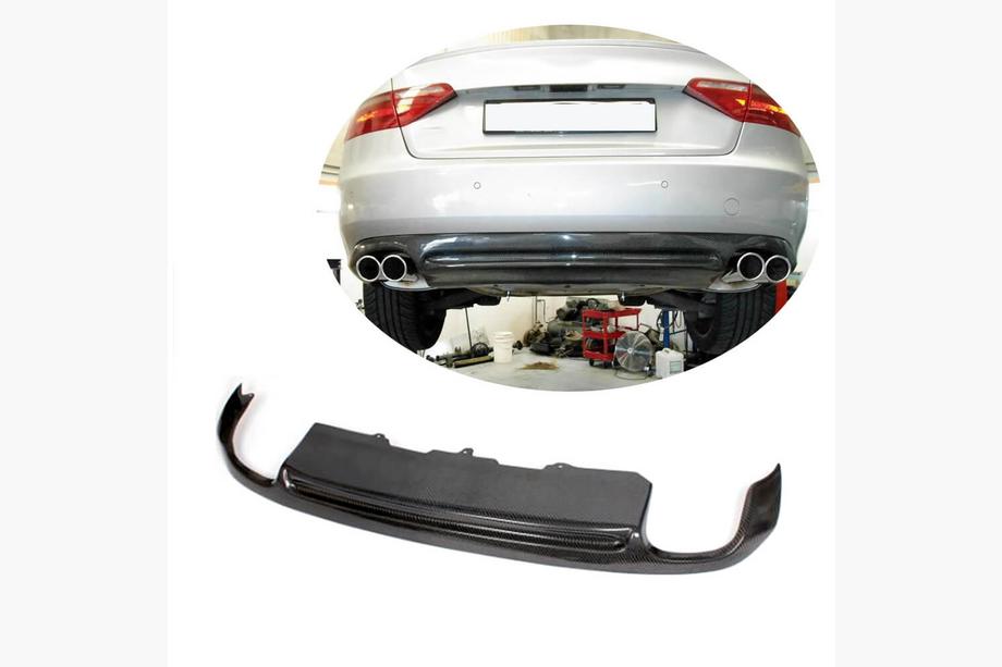 Audi A5 2007–2015 Bagkofangerdiffuser (til Base coupe/cabriolet 2007-2011, carbon) Image