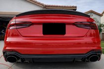 Audi A5 2016–2025 Spoiler V6 (til Sportback, kulfiber) foto 2