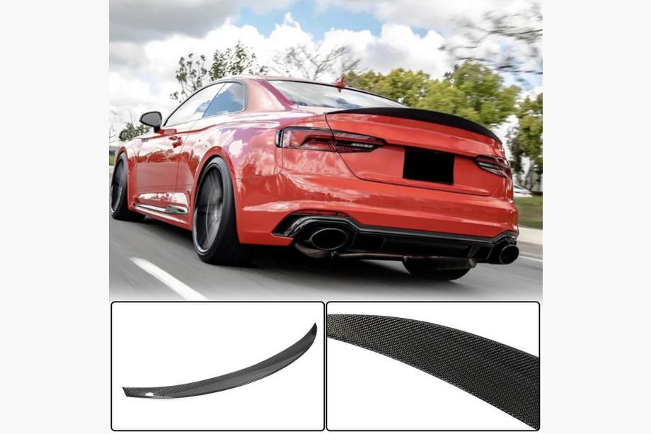 Audi A5 2016–2025 Spoiler V5 (til coupé, kulfiber) Image