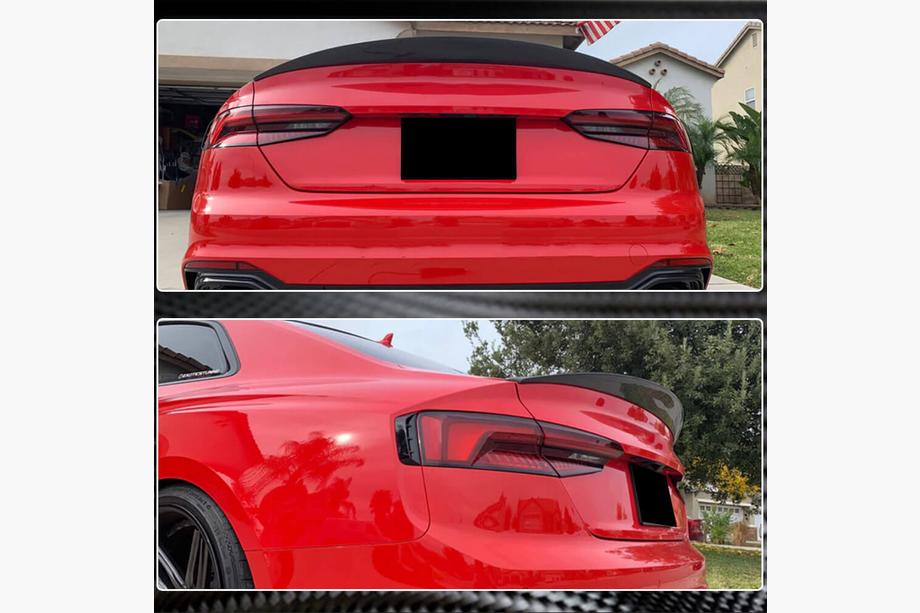 Audi A5 2016–2025 Spoiler V4 (til coupé, plast) Image