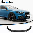 Audi A5 2016–2025 Front bumper læbe Lip V2 (til S-Line 2016-2020, carbon) foto 1