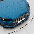 Audi A5 2016–2025 Front bumper læbe Lip V2 (til S-Line 2016-2020, carbon) foto 2