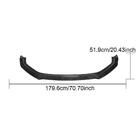 Audi A5 2016–2025 Front bumper læbe Lip V2 (til S-Line 2016-2020, carbon) foto 8