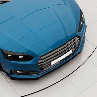 Front bumper læbe Lip V2 (til S-Line 2016-2020, carbon) foto 2