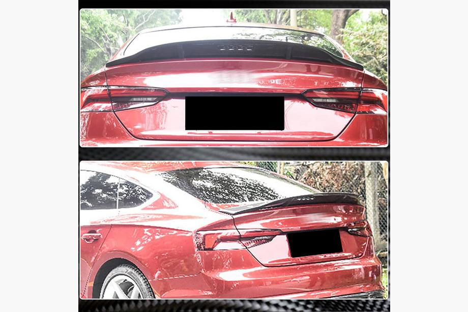 Audi A5 2016–2025 Spoiler V3 (til Sportback, kulfiber) Foto 3
