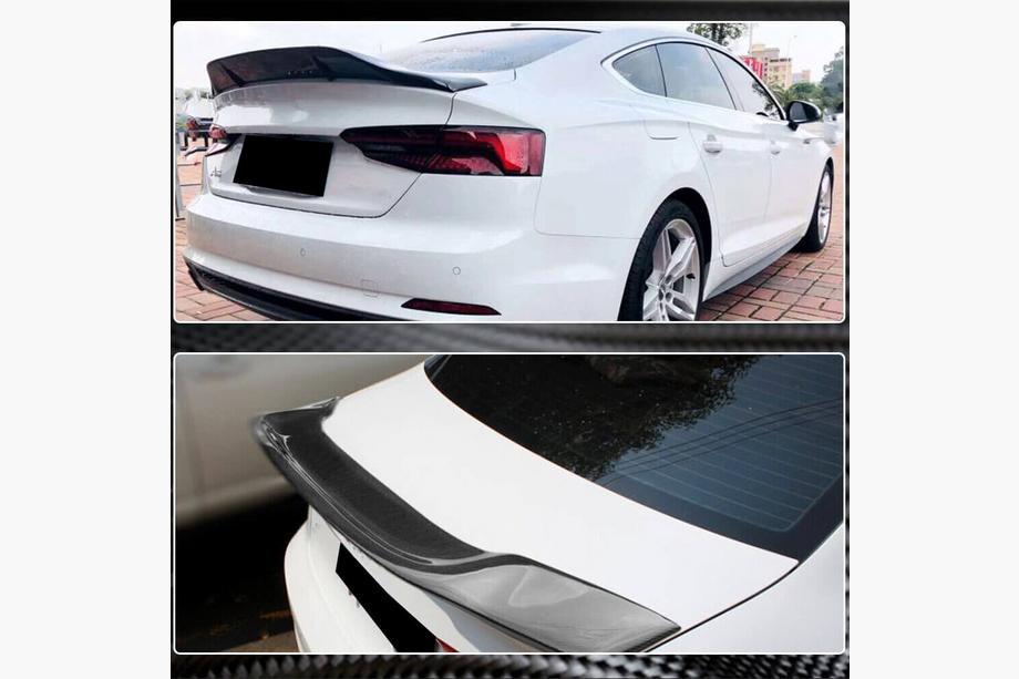 Audi A5 2016–2025 Spoiler V3 (til Sportback, kulfiber) Foto 4