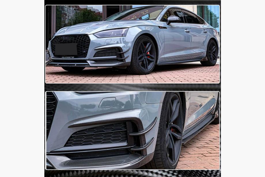 Audi A5 2016–2025 Sideskørter 2016-2020 V2 (til Sportback, carbon) Foto 5