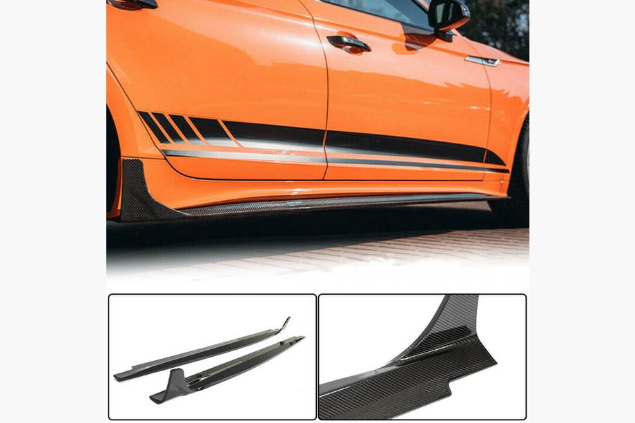 Audi A5 2016–2025 Sideskørter 2021-2025 V1 (til Sportback, kulfiber) Image