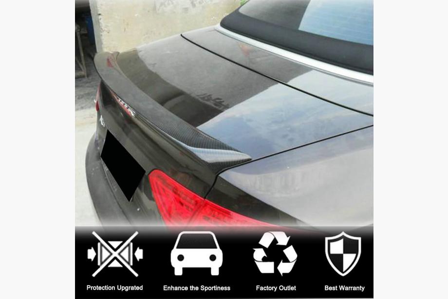 Audi A5 2007–2015 Spoiler V1 (Cabriolet, kulfiber) Foto 2