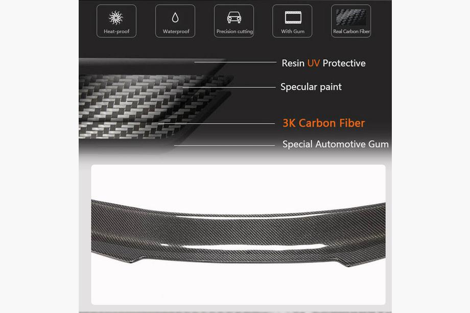 Audi A5 2016–2025 Spoiler V1 (til coupé, carbon) Foto 3