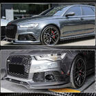 Audi A6 C7 2011–2017 Frontsplittere til forreste kofanger (til RS6, 4 stk., kulfiber) foto 4