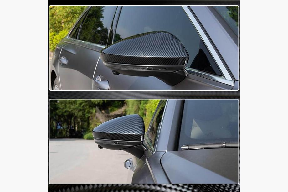Audi A6 C8 2018–2025 Udskiftning af spejlkåber LHD (Carbon) V2 Foto 3