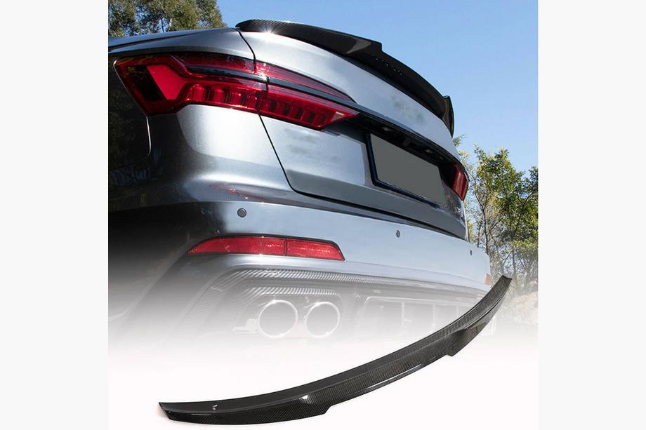 Audi A6 C8 2018–2025 Spoiler V2 (til sedan, kulfiber) Image