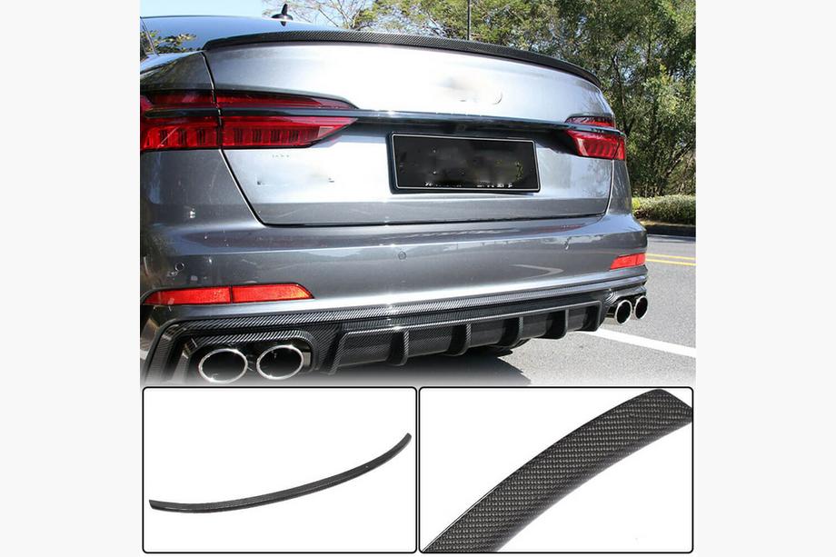 Audi A6 C8 2018–2025 Spoiler V3 (til Sedan, carbon) Foto 1