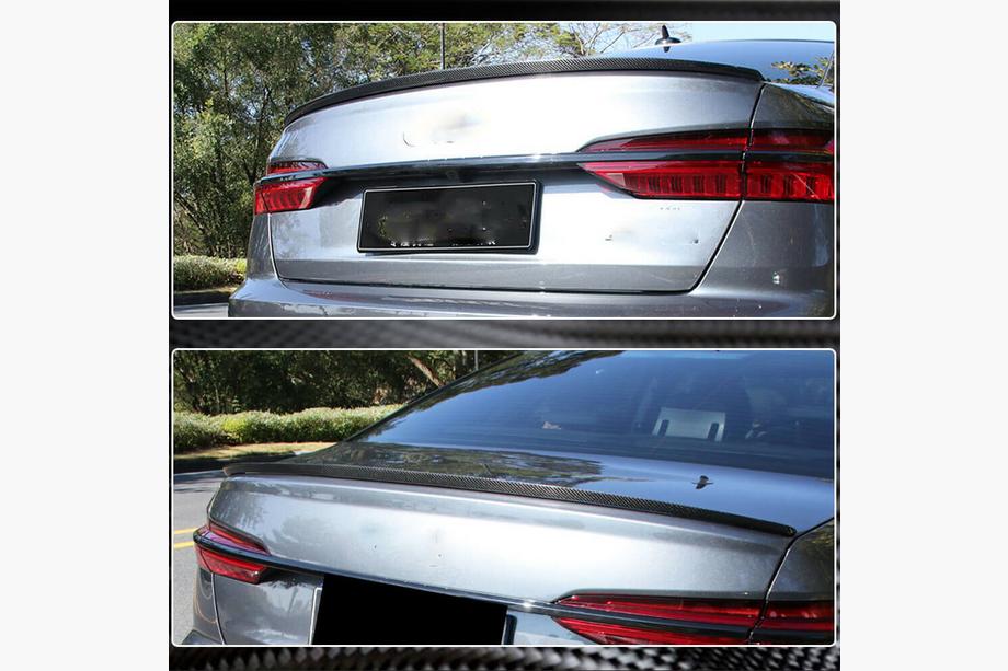 Audi A6 C8 2018–2025 Spoiler V3 (til Sedan, carbon) Foto 4