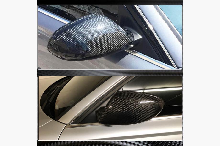 Audi A6 C7 2011–2018 Kulfiber spejlkåber (2011-2014) V2 Foto 4