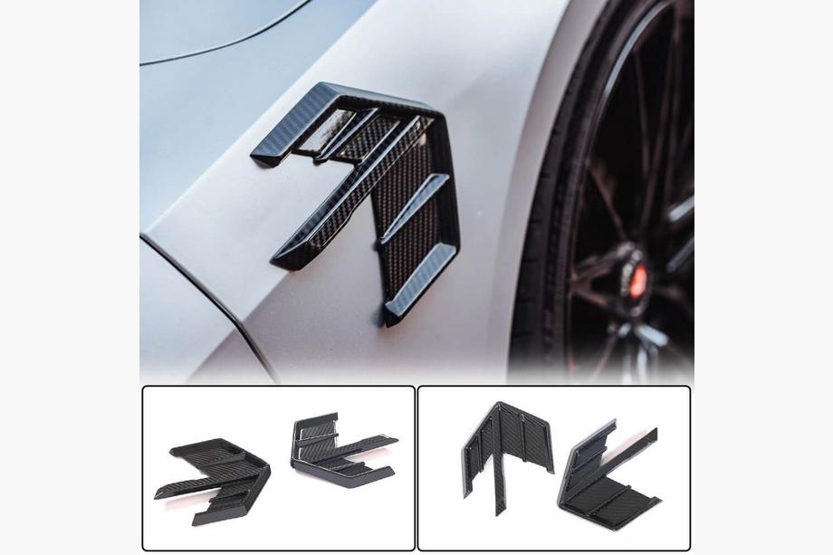 Audi A7 2018– Skærmkapper (2018-2022, tør carbon) Image
