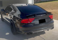Audi A7 2010–2018 Bagkofanger-diffuser V2 (til S-Line, 2010-2014, karbon) foto 3