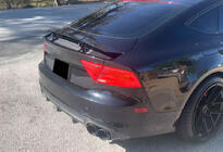 Audi A7 2010–2018 Bagkofanger-diffuser V2 (til S-Line, 2010-2014, karbon) foto 5