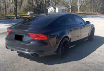 Audi A7 2010–2018 Bagkofanger diffuser V1 (til S-Line, 2010-2014, plast) foto 2