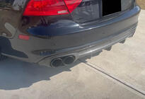 Audi A7 2010–2018 Bagkofanger diffuser V1 (til S-Line, 2010-2014, plast) foto 4