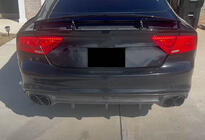 Audi A7 2010–2018 Bagkofanger diffuser V1 (til S-Line, 2010-2014, plast) foto 6