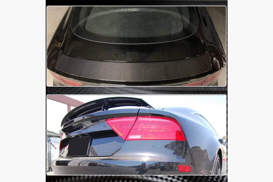 Audi A7 2010–2018 Spoiler V2 (kulfiber) Foto 4