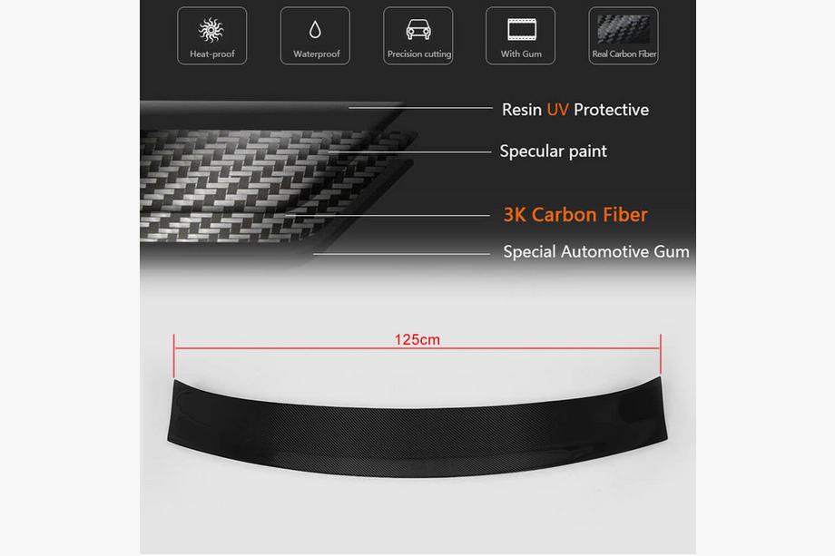 Audi A7 2010–2018 Spoiler V2 (kulfiber) Foto 5