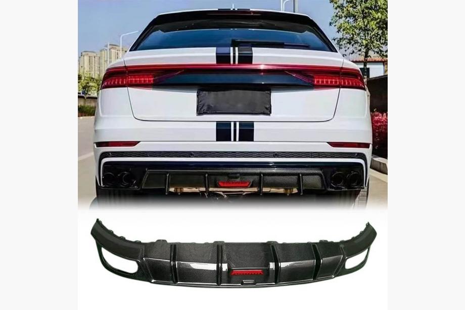 Audi Q8 2018– Bagkofangerdiffuser (carbon) Image