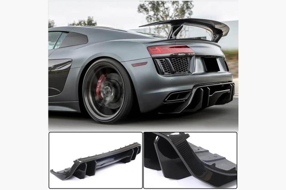 Audi R8 2015– Bagkofanger diffuser V1 (2015-2020, Carbon) Image