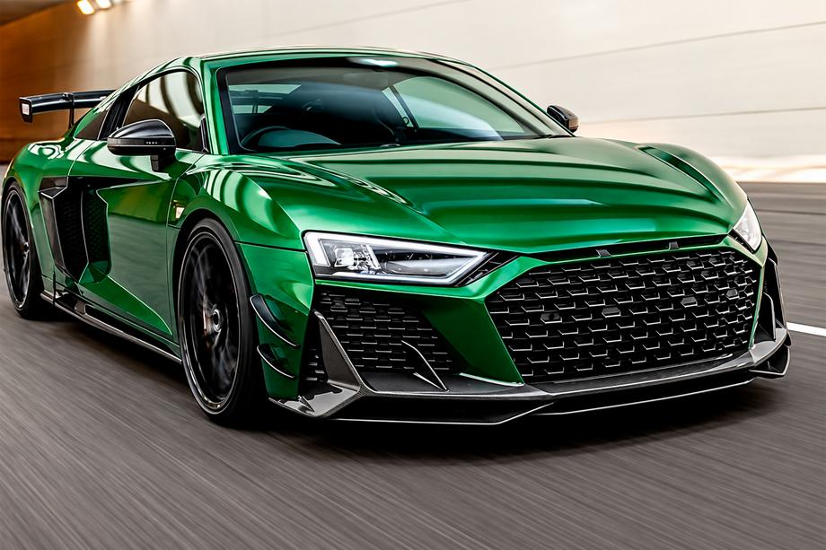 Audi R8 2015– Front bumper lipspoiler Lip V1 (2023+, Carbon) Foto 1