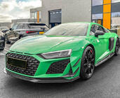 Audi R8 2015– Kofangerlæbe foran Lip V2 (2023+, Carbon) foto 4