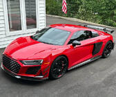 Audi R8 2015– Kofangerlæbe foran Lip V2 (2023+, Carbon) foto 5