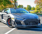 Audi R8 2015– Kofangerlæbe foran Lip V2 (2023+, Carbon) foto 6