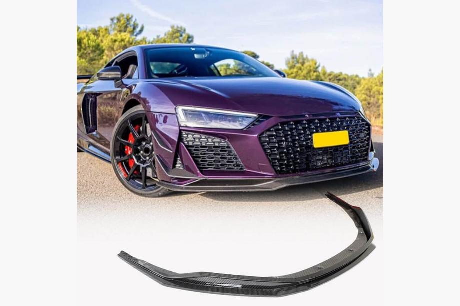 Audi R8 2015– Kofangerlæbe foran Lip V2 (2023+, Carbon) Image