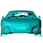 Audi R8 2015– Frontlæbe til kofanger V1 (2023+, carbon) foto 3