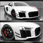 Audi R8 2015– Frontlæbe til kofanger V3 (2015-2020, Carbon) foto 5