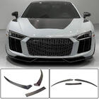 Audi R8 2015– Frontspoilerlæbe til forreste kofanger Lip V1 (2015-2020, Carbon) foto 1