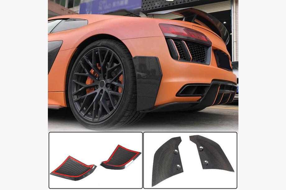 Audi R8 2015– Bagkofanger-splittere V2 (2015-2020, Carbon) Image