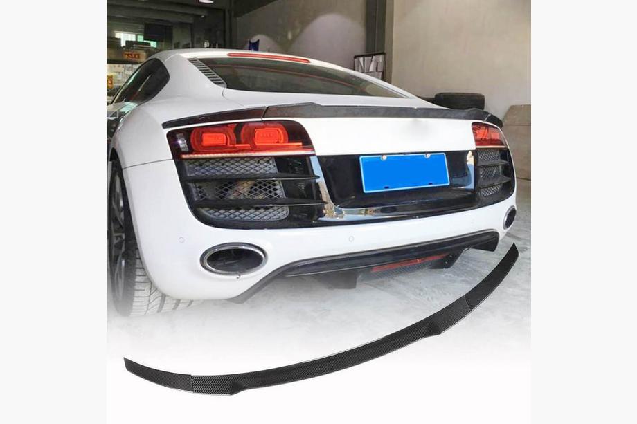 Audi R8 2006–2015 Spoiler V2 (kulfiber) Foto 1