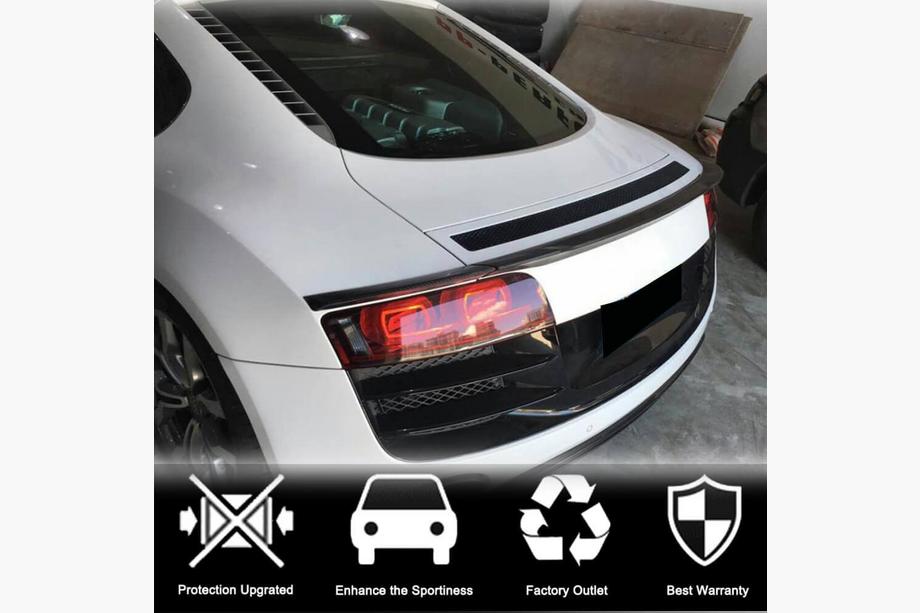Audi R8 2006–2015 Spoiler V2 (kulfiber) Foto 4