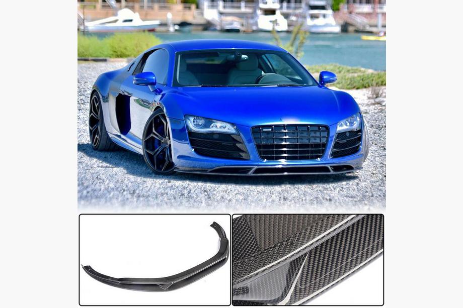 Audi R8 2006–2015 Front kofangerlæbe (Carbon) V2 Image