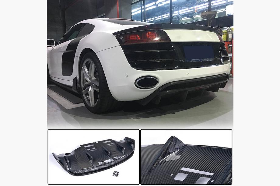 Audi R8 2006–2015 Bagkofangerdiffuser (carbon) Image
