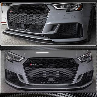 Frontsplitter læber V5 (til RS3 Sedan 2017-2020, carbon) foto 4