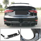 Audi A3 2012–2020 Bagkofanger-diffuser med LED bremselys V2 (til RS3 2017-2019, kulfiber) foto 1