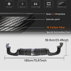 Audi A3 2012–2020 Bagkofanger-diffuser med LED bremselys V2 (til RS3 2017-2019, kulfiber) foto 5