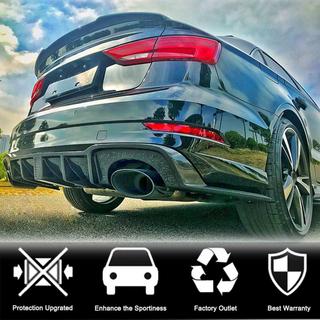 Bagkofanger-diffuser med LED bremselys V2 (til RS3 2017-2019, kulfiber) Audi A3 2012–2020 foto 2